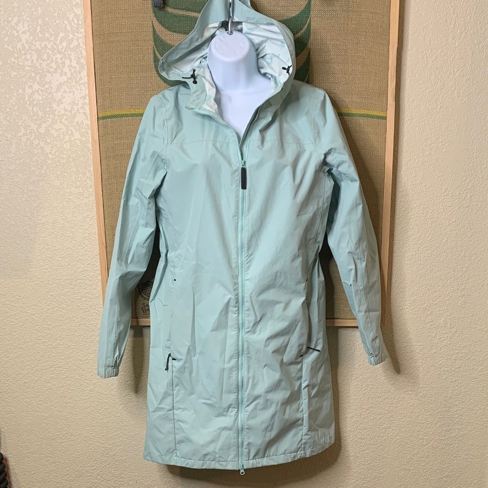 LOLE, long rain jacket, ladies size s/p
